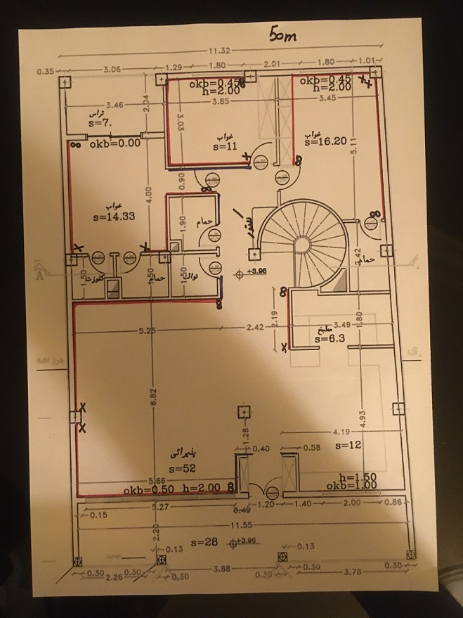 نقشه اجرایی رادیات قرنیزی